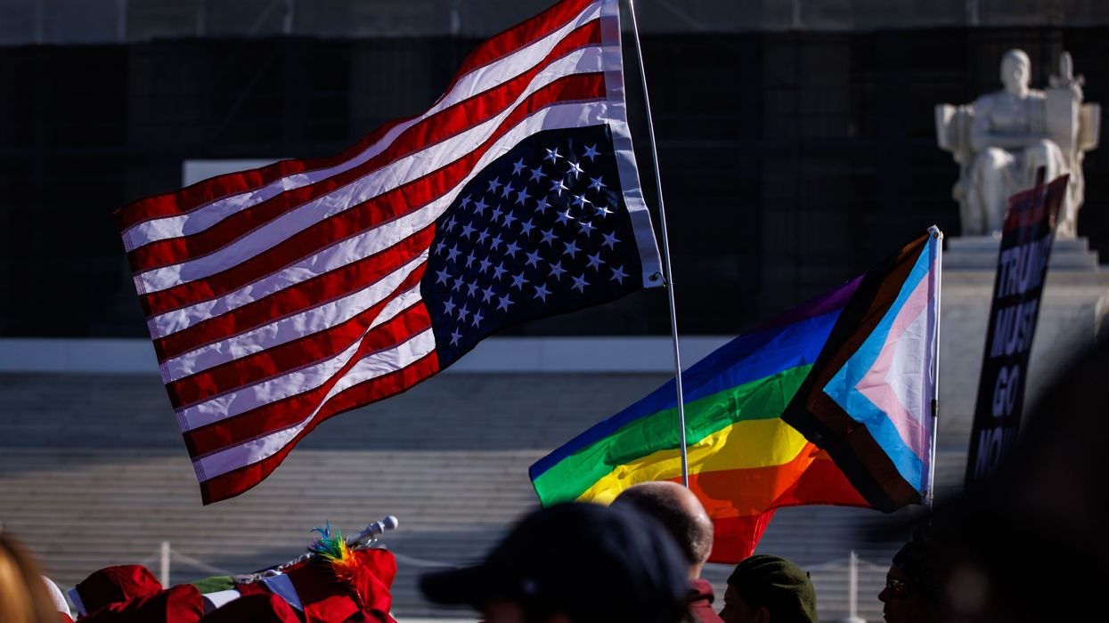 Rally In Support Of Gay Marriage Held Outside Supreme Court