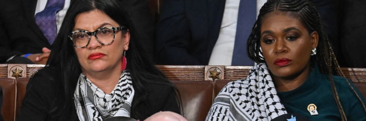 Rashida Tlaib and Cori Bush