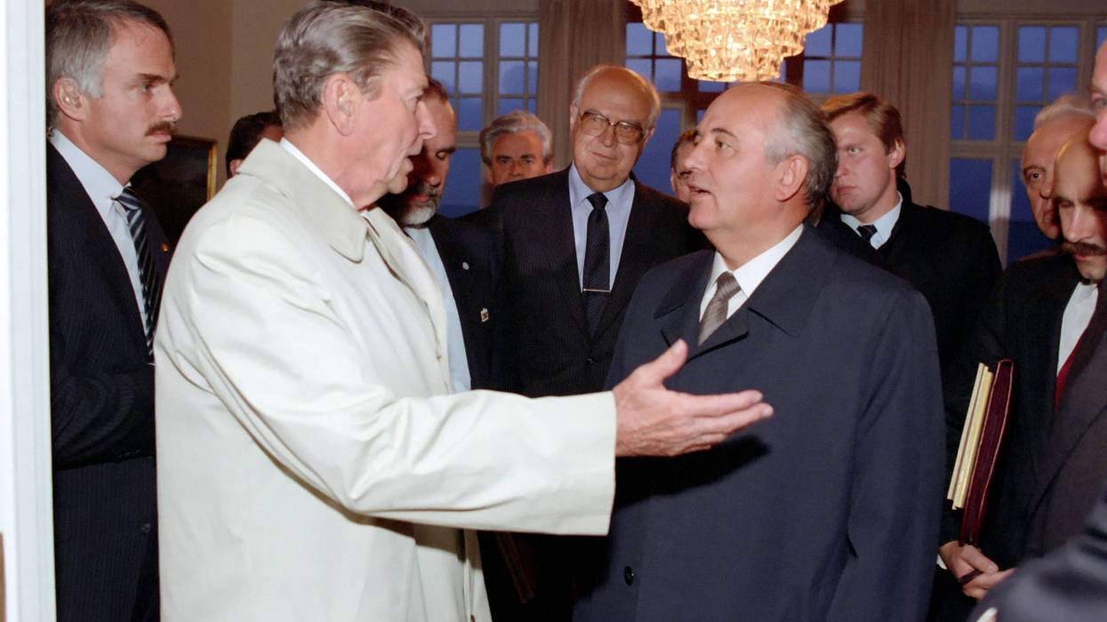 Reagan and Gorbachev