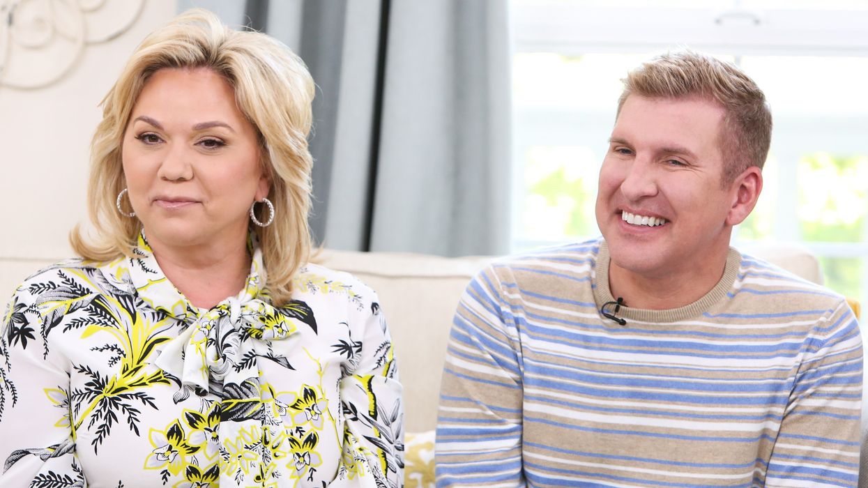 Reality TV Personalities Julie Chrisley (left) and Todd Chrisley (righ)