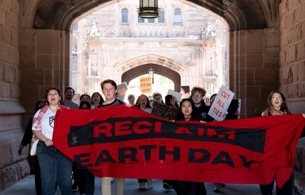 Reclaim Earth Day walkout at Princeton