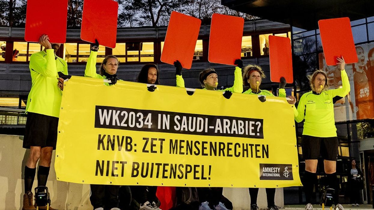 Red Cards for Saudi Arabia human rights violations