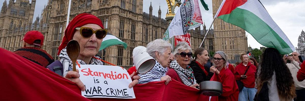 Red Line For Palestine Protest In London