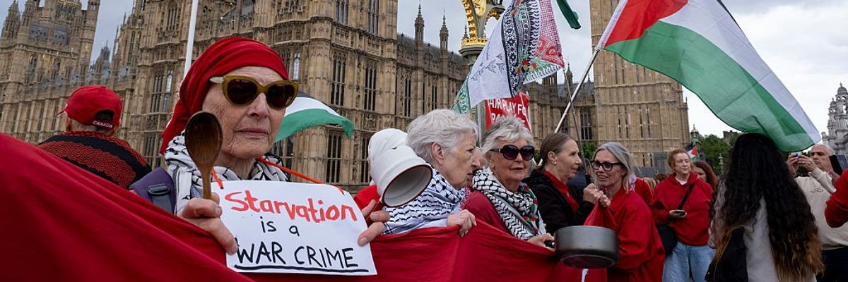 Red Line For Palestine Protest In London