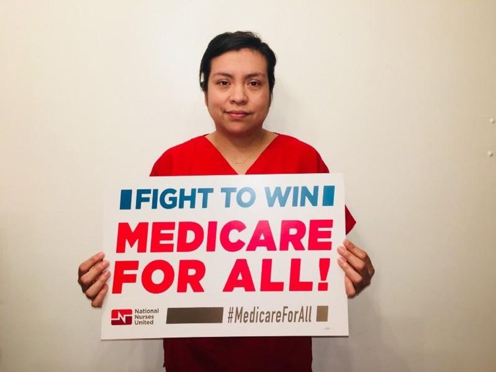 Registered nurse Claudia Alarcon, 34, is just one of the activists in their 20s and early 30s who are leading the fight for a future with Medicare for All.