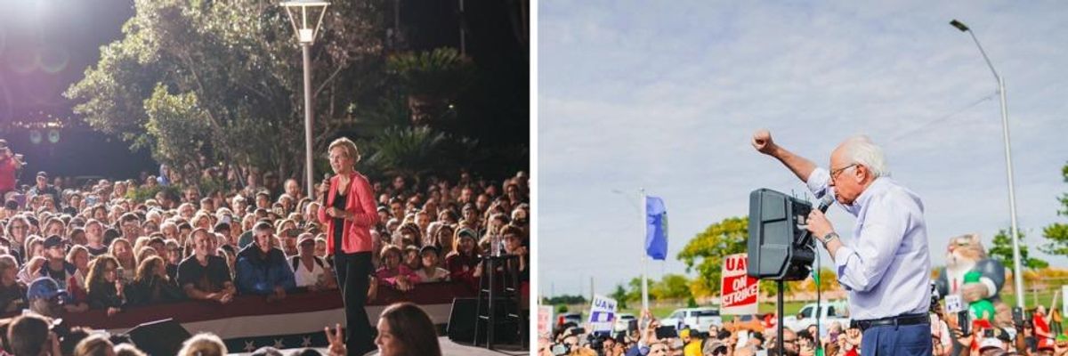 As Democrats Head to Debate Stage, Buttigieg Attacks Warren and Sanders--Who Have Outearned Him--for Small-Dollar Donations