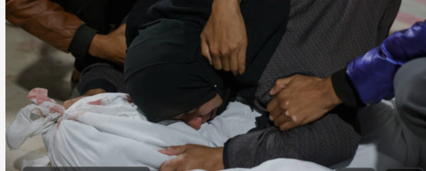 Relative mourns victim of Israeli strikes at Indonesian Hospital