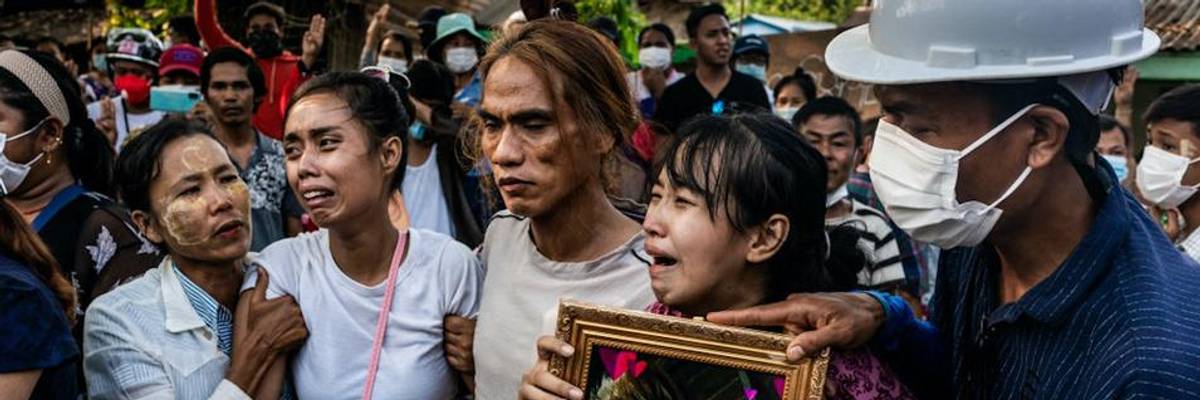 UN Expert Warns Myanmar Coup Regime Likely Perpetrating 'Crimes Against Humanity'