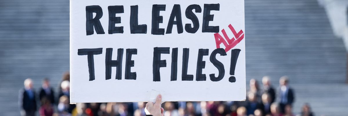 "Release all the Files" on Epstein and Trump