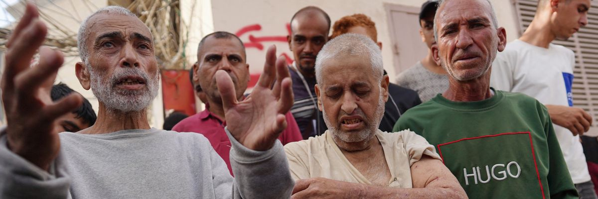 Released Palestinian detainees