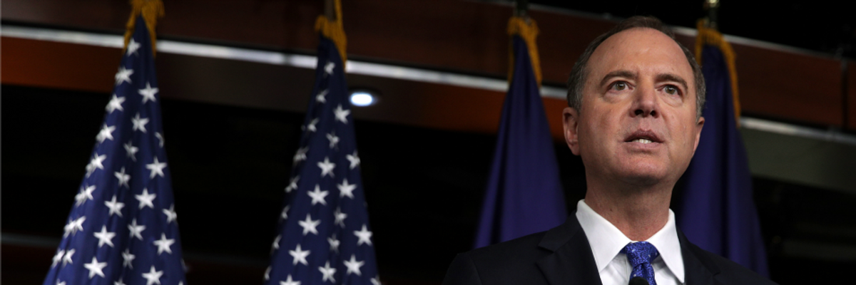 'Laughably Unlawful, But Do Not Simply Laugh This Off': Trump Suggests Rep. Schiff Should Be Arrested for Treason