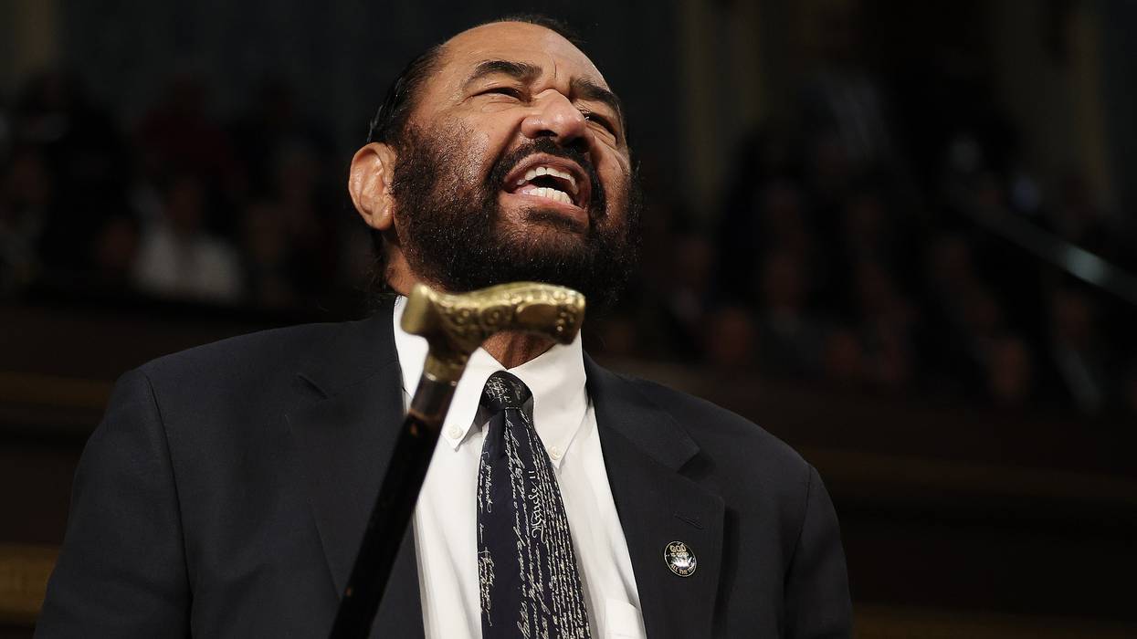 'Cowardly' and 'Spineless': 10 Dems Join House GOP to Censure Al Green for Disrupting Trump Speech