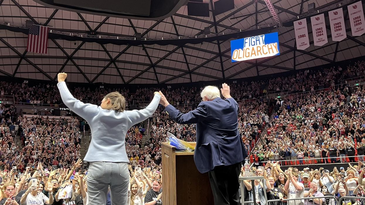 Rep. Alexandria Ocasio-Cortez and Sen. Bernie Sanders