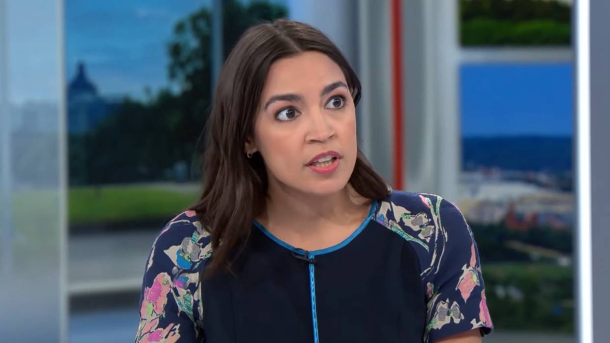Rep. Alexandria Ocasio-Cortez appears on CBS "Face the Nation" on September 24, 2023.