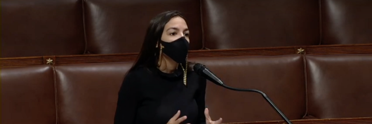 'In Breaking the Senate, We Are Abandoning Our People': Watch AOC Excoriate McConnell on House Floor