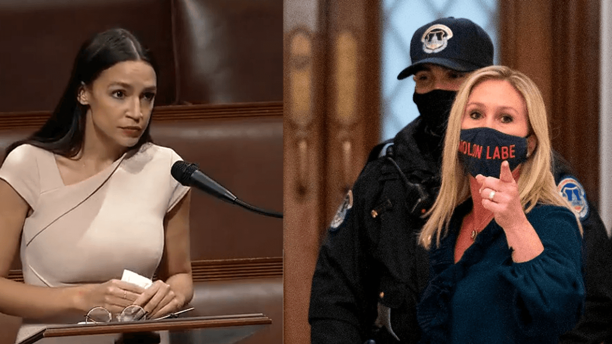 Ocasio-Cortez Says Stripping Marjorie Taylor Greene of Committees Isn't Enough--'She Must Be Expelled'