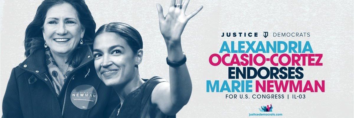 Applauding Progressive Challenger for Championing Green New Deal and Medicare for All, Ocasio-Cortez Endorses Marie Newman