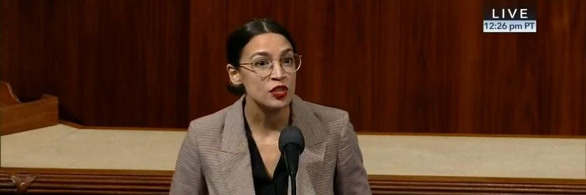 WATCH: Ocasio-Cortez Reads Full Green New Deal Resolution on House Floor to Help Improve GOP Comprehension