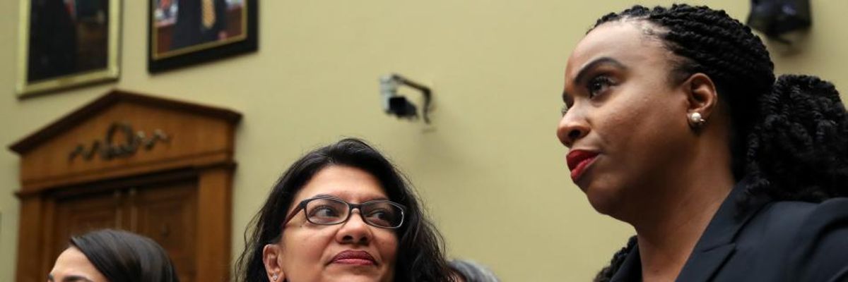 #RacistPresident Trends as Pressley, AOC, Tlaib, and Omar Hit Back at Trump's Bigoted Attack