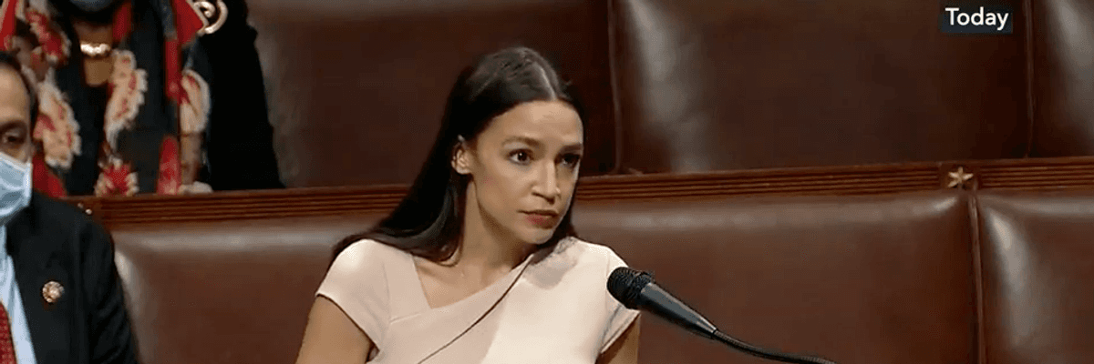 AOC Takes Brave, Lonely Stand Against 'Unconscionable' Covid-19 Relief Package That Doesn't Sufficiently Help Those Hurt the Most