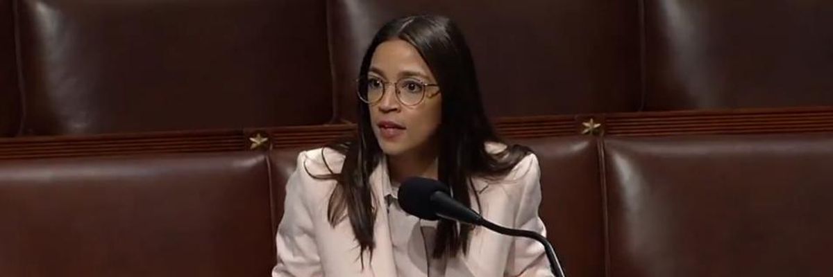 'There Should Be Shame': Watch Ocasio-Cortez Excoriate GOP Over Massive Corporate Bailouts in Coronavirus Bill