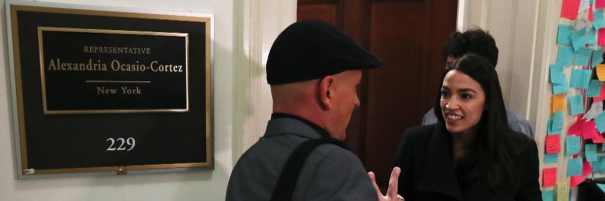 Ocasio-Cortez: Living Wage for Staff Is 'Common-Sense' Policy