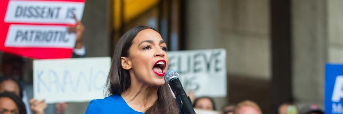 AOC Warns That Corporate Lobbyists Would Love People to 'Give Up Before the Deal Is Done'