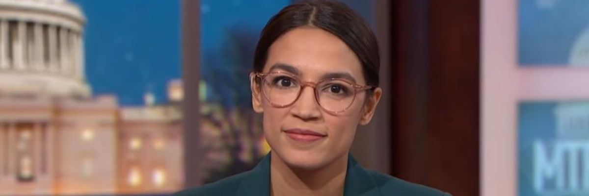 Ocasio-Cortez Not Fazed by Can 'Democratic Socialism' and 'Capitalism' Coexist Question