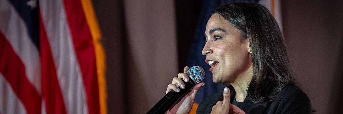 Rep. Alexandria Ocasio-Cortez Holds Town Hall In Queens, NY