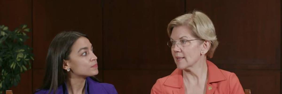 Ocasio-Cortez and Warren Have Some Tough Questions for Mnuchin About the Collapse of Sears