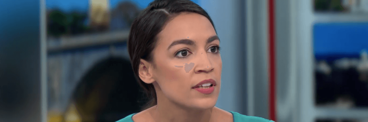 Rep. Alexandria Ocasio-Cortez speaks during an interview