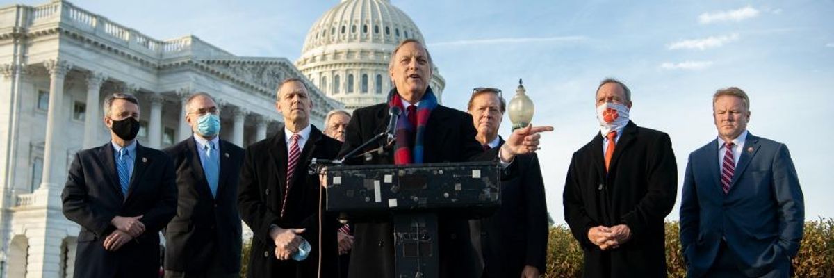 With Baseless Claims of 'Irregularities,' 100+ House Republicans Sign Onto Texas Lawsuit to Overturn Election Results