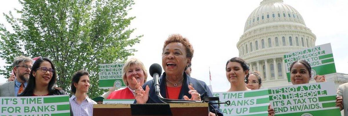 'A Small Tax on Wall Street to Make Big Change': Bernie Sanders and Barbara Lee Introduce New Financial Transaction Tax