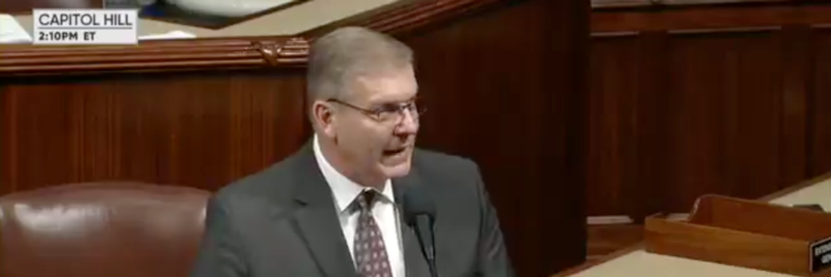 'An Idiotic False Equivalency': GOP Rep. Loudermilk Implies Trump Impeachment Worse Than Trial of Jesus Christ