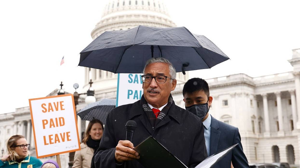 Rep. Bobby Scott at a worker rights event