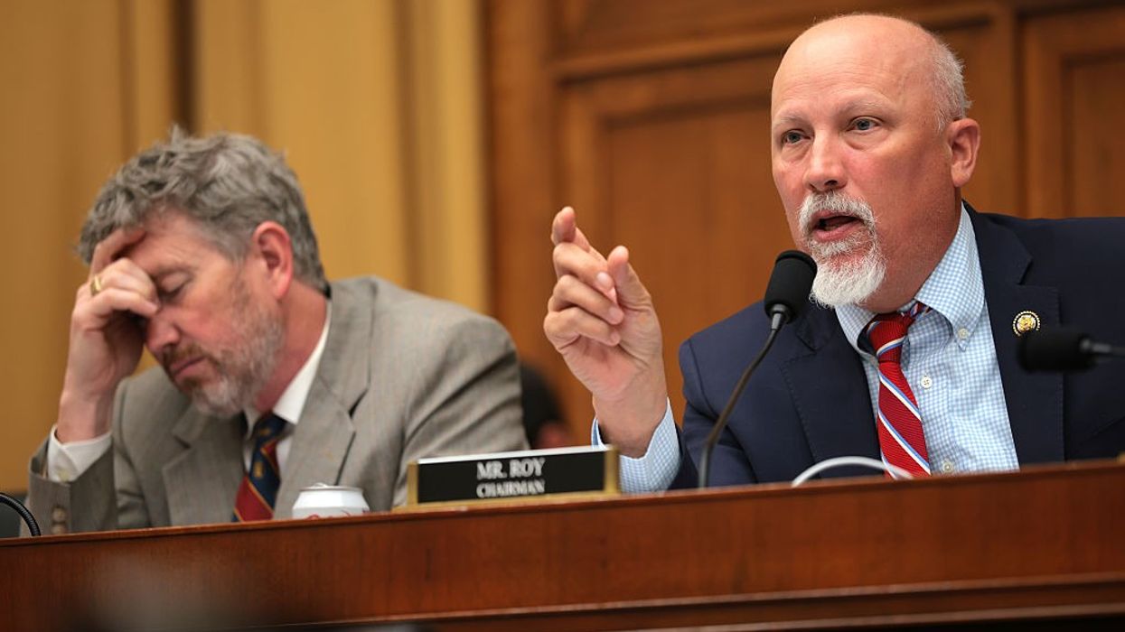 Rep. Chip Roy speaks at a House hearing