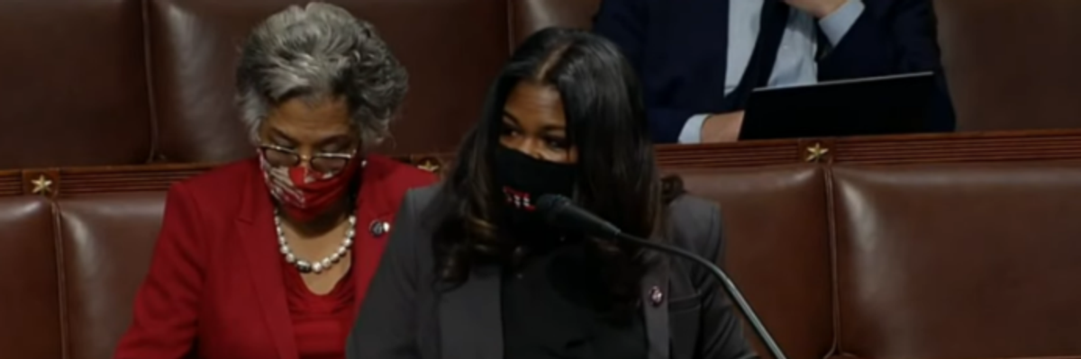 In Fiery Floor Speech, Cori Bush Demands Accountability for Every Republican Who Incited 'Vile White Supremacist Attack' of January 6