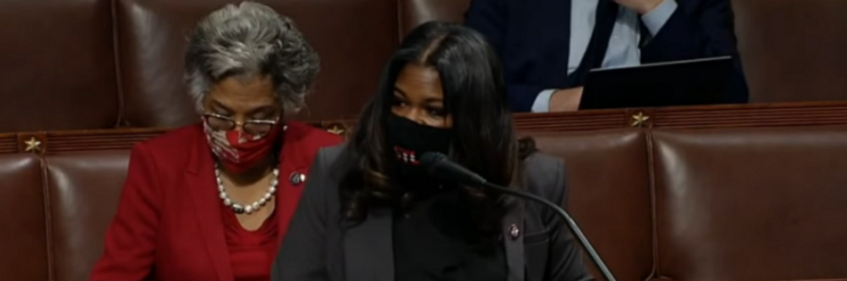 In Fiery Floor Speech, Cori Bush Demands Accountability for Every Republican Who Incited 'Vile White Supremacist Attack' of January 6