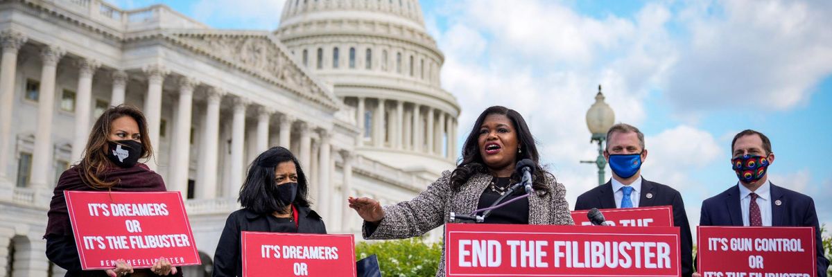 'Existential Moment for Our Country': Cori Bush Leads 90+ Dems in Calling for Abolition of Senate Filibuster