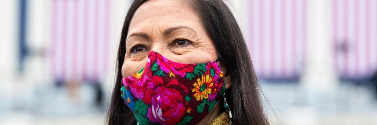 Schumer Vows to Push Through 'Republican Obstruction' and Confirm Deb Haaland as Interior Secretary