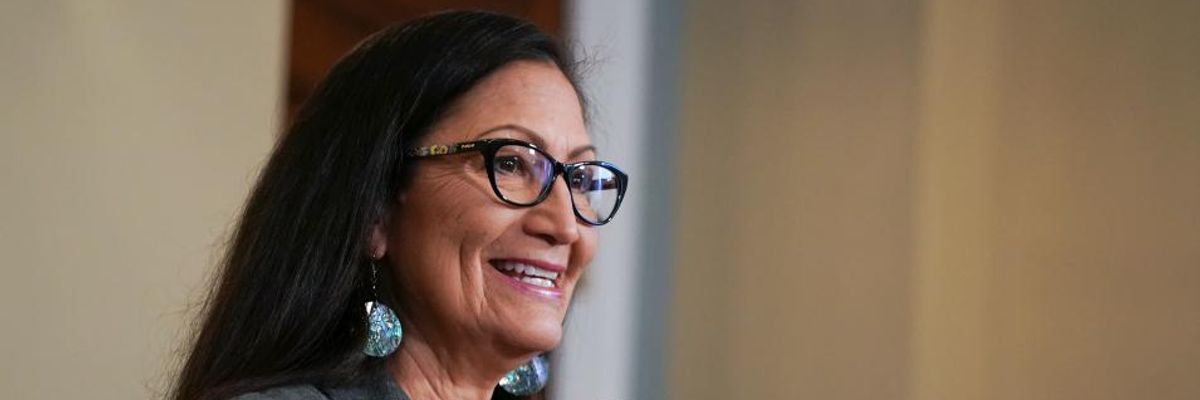 'A Perfect Choice': Progressives Applaud Biden Pick of Deb Haaland for Interior Secretary