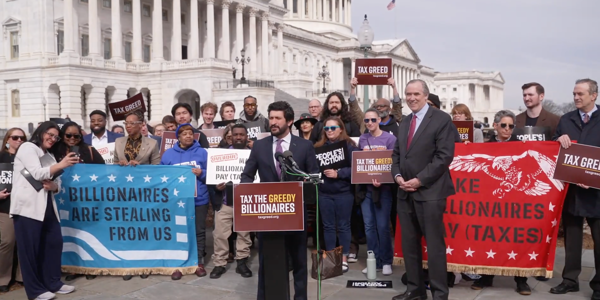 Progressives Launch ‘Tax the Greedy Billionaires’ Coalition to Counter Trump-GOP Agenda | Common Dreams Progressives Launch ‘Tax the Greedy Billionaires’ Coalition to Counter Trump-GOP Agenda | Common Dreams