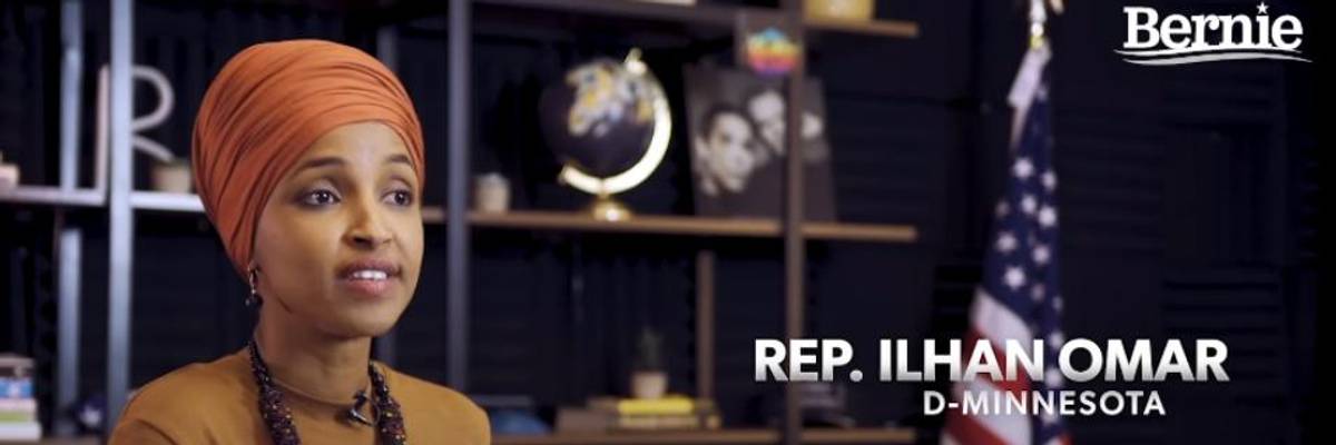 WATCH: With Endorsement, Ilhan Omar Says Bernie Sanders Building Movement That Envisions Country 'I Dreamed About'