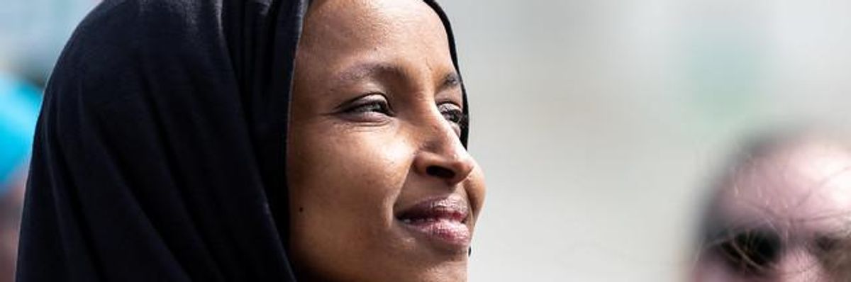 Ilhan Omar Won't Be Cowed by Trump