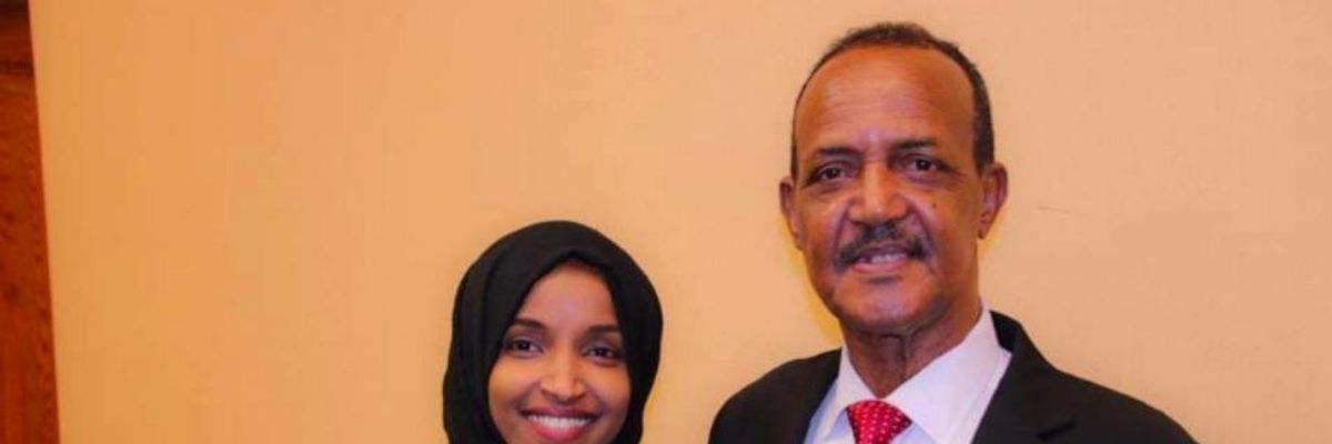'No Words Can Describe': Ilhan Omar's Father, Nur Omar Mohamed, Dies of Coronavirus Complications