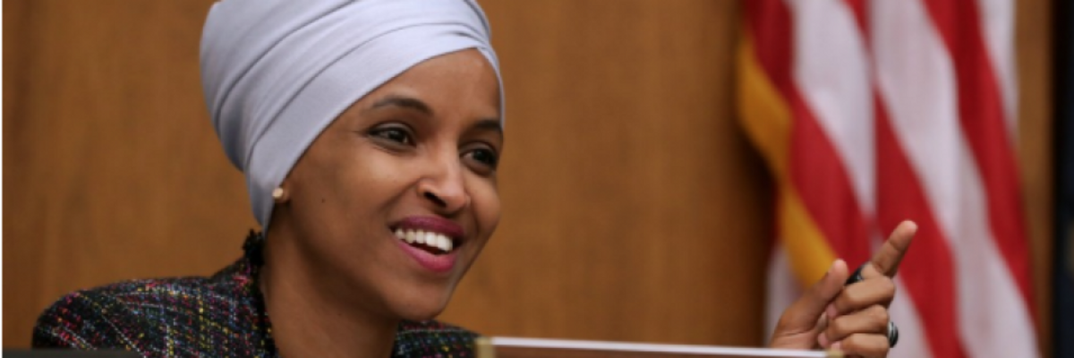 'Looks Like the Crazy Lady Has Logged On': Rep. Ilhan Omar Welcomes QAnon Conspiracy Theorist Marjorie Taylor Greene to Congress