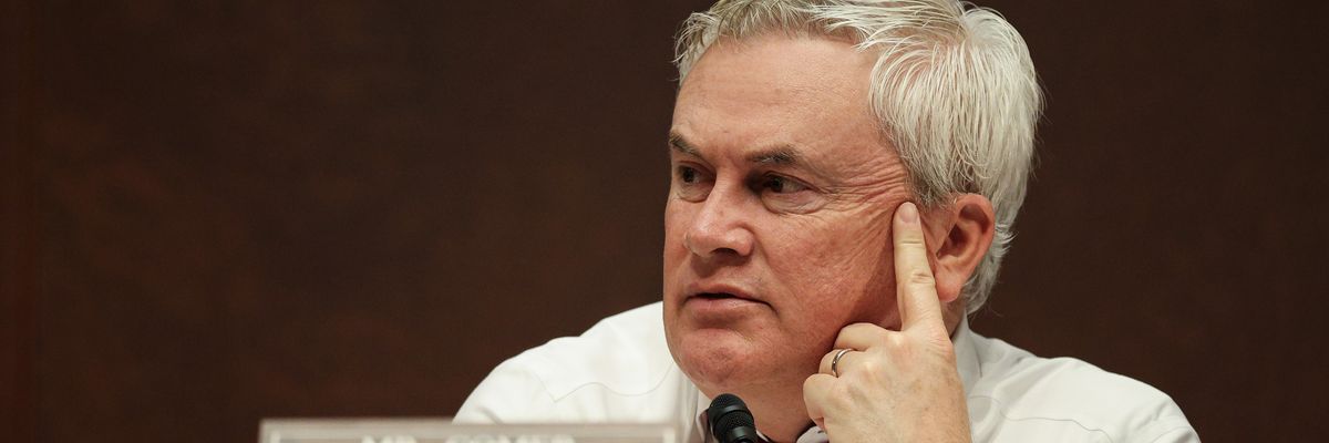 Rep. James Comer (R-Ky.) is seen during the House Oversight and Government Reform Committee meeting