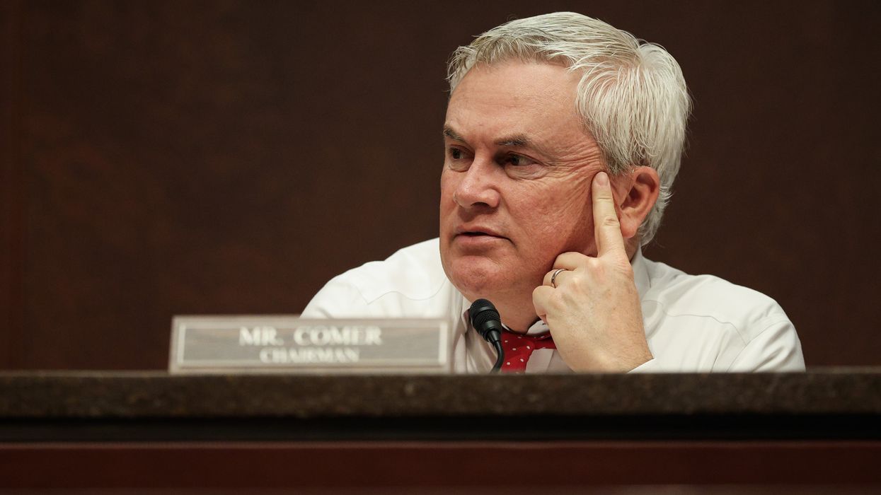 Rep. James Comer (R-Ky.) is seen during the House Oversight and Government Reform Committee meeting