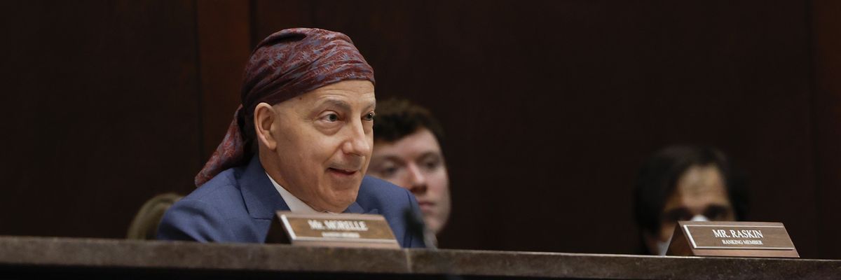 Rep. Jamie Raskin speaks during a committee hearing