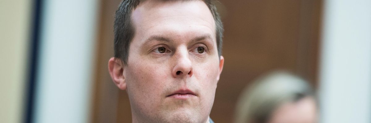 Rep. Jared Golden is seen during a House Armed Services Committee hearing